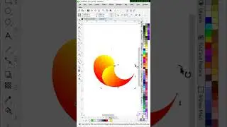 How To Create Creative Circle Logo in CorelDraw | Logo Design #shorts #logodesign