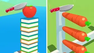Slice It All Gameplay! Satisfying and Relaxing ASMR Slicing Video