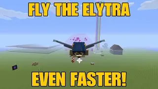 Minecraft Xbox One / PS4 - How To Fly The Elytra Even FASTER!