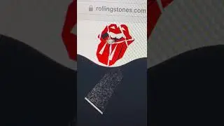 Rolling Stones Website Secret Passage Tickle Tongue has hypodermic needle rainbows #rollingstones