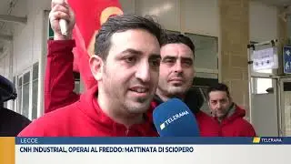 CNH Industrial, operai al freddo: mattinata di sciopero