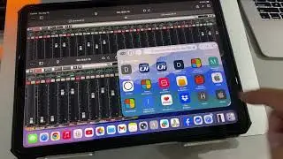 Soundcraftui24r - Setting up Multiple Windows using safari with ipad pro m2 iOS 26