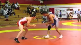 2012 FISU Trials: 74 kg Daniel Olver vs. Saman Sepehripour