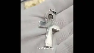 Small Heritage 925 Sterling Silver Key Of Life Ankh Necklace