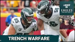 TRENCH WARFARE: Philadelphia Eagles can DOMINATE Up Front vs. 49ers – Saquon Barkley Ready