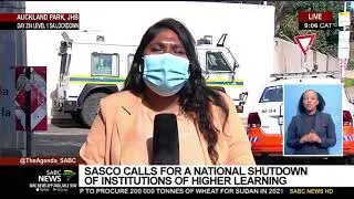 Student Protests | University of Johannesburg students plan to intensify protest action