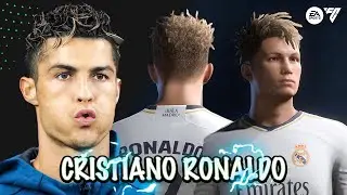 CRISTIANO RONALDO (Noodle Hair) EA FC 24 CLUBS FACE CREATION LOOK ALIKE
