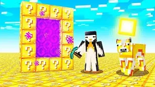 Minecraft but every block is lucky|X Legonzo #minecraft #luckyblocks