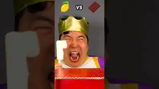 кислый соус VS шоколадный соус | близнецы мороженое мукбанг смешное видео #shorts