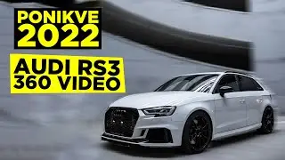 Ponikve 2022 - Audi RS3 - 360 video - TRKE ubrzanja 402m