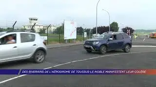 Yvelines | Des riverains de l&rsquo;a&eacute;rodrome de Toussus-le-Noble manifestent leur col&egrave;re
