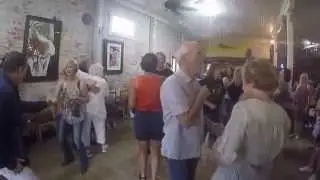 Dancing at Cafe des Amis   Oct  17, 2015