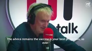 Professor Luke O'Neill spreading misinformation on Newstalk, August 12, 2021