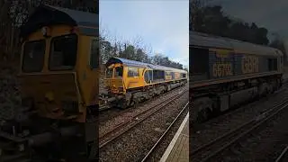 Class 66 Braking To A Halt #train