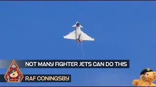 NOT MANY FIGHTER JETS CAN DO THIS! ULTIMATE POWER EUROFIGHTER TYPHOON PERFORMANCE TAKE OFF • EGXC