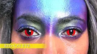 Red Cat Eye Contact Lenses