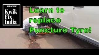 How to Change Spare Tyre/Stepany  wheel? Complete process explained!