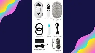 CHOVERY Robot vacuum cleaner window cleaning robot window cleaner electric glass remote control