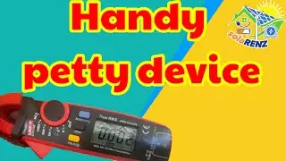 Nice and handy mini clamp meter with multifunction! #renewableenergy #solarenz