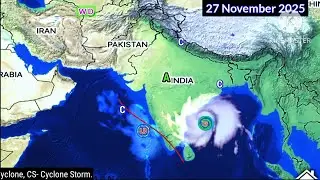 November December Month Bay Of Bengal Cyclone Storm Next 25 Days Weather System Map. 