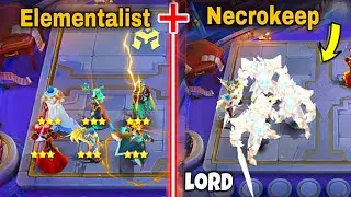 THARZ 3 BEST WAY TO USE ELEMENTALIST + NECROKEEP NEW META COMBO | MAGIC CHESS 2022