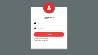 How to Create Unique Login Form Using HTML AND CSS  ||  How to make Sign Up Form Design