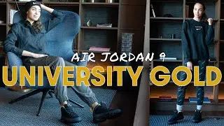 AIR JORDAN 9 UNIVERSITY GOLD ON FOOT REVIEW and Styling Haul: Did You Sleep On These?