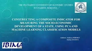 Constructing a Composite Indicator for Measuring the Socio economic Development of a Country