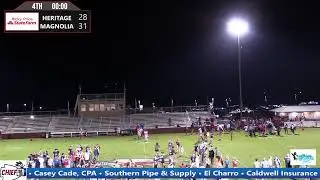Magnolia Heights vs Heritage Varsity Football