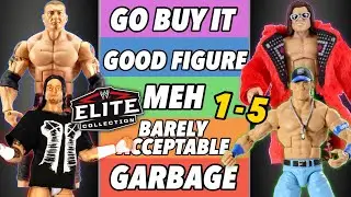 RANKING WWE ELITE FIGURE SERIES 1-5 FROM WORST TO BEST!