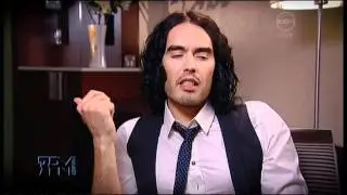 Russell Brand interview on The 7pm Project (Australia) - Arthur