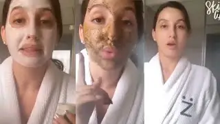 Нора Фатехи в прямом эфире 🔴 Видео: Видеоурок по секретному макияжу || Уход за кожей