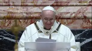 Homélie du pape de la messe de la nuit de Noël