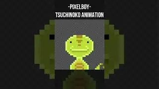 Tsuchinoko Animation | Pixelboy #japanesefolklore #pixel #yokai #animation #pixelart