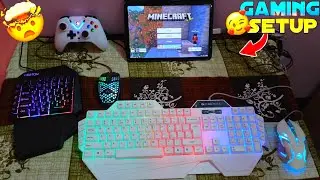 I Reveal My INSANE 40XXX Gaming Setup 💀 | Playing Minecraft with Keyboard, Mouse & Controller|| 