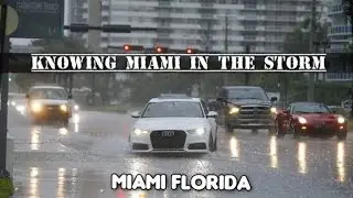 DRIVING in Heavy Thunderstorm in Miami