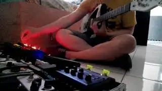 AKAI HEADRUSH 2 delay looper ambient demo