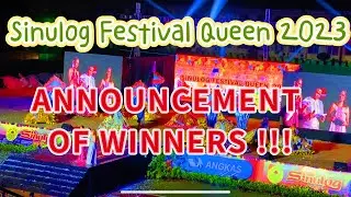 Sinulog Festival Queen 2023 ANNOUNCEMENT OF WINNERS | Sinulog Queen Coronation Cebu