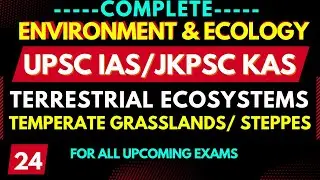 Terrestrial Ecosystems: Temperate Grasslands/Steppe Climate| JKPSC KAS  #jkpsckas2024 #upscgeography