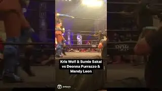 Kris Wolf & Sumie Sakai defeat Deonna Purrazzo & Mandy Leon from @ringofhonor 6.23.17