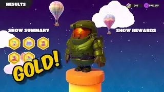 Fall Guys Golden Win: Master Chief