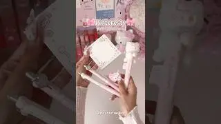Comment &ldquo;Pink&rdquo; for links 🔗 #pinterest #stationery #pink #cute #aesthetic #wonyoungism #shorts