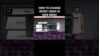 HOW TO CHANGE JERSEY USING JD MOD MENU IN NBA2K20 MOD #nba #nba2k20 #nba2k #nba2k25 #fyp