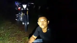 Taufik nf kacau malam ini di hutan pemuda misterius😫😫