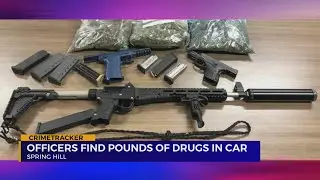Spring Hill, TN officers find pounds of drugs, guns in car