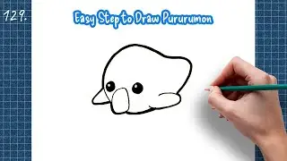 Easy Steps To Draw Pururumon