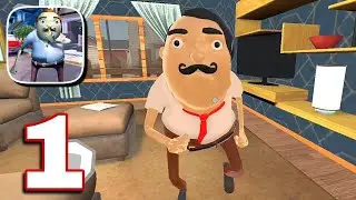Scary Crazy Neighbor Dark Secret 3D Full Gameplay Walkthrough Part 1