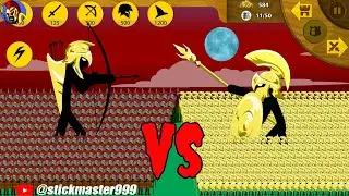 HACK SUMMON ARMY 999 SPEARTON ROYAL VS 999 GOLDEN SPEARTON | STICK WAR LEGACY | STICK MASTER