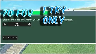 Arsenal 70 FOV challenge but i only have ONE try...