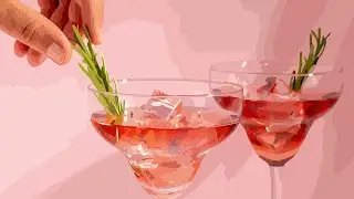 Rosehip Cocktail With A Hint Of Thyme